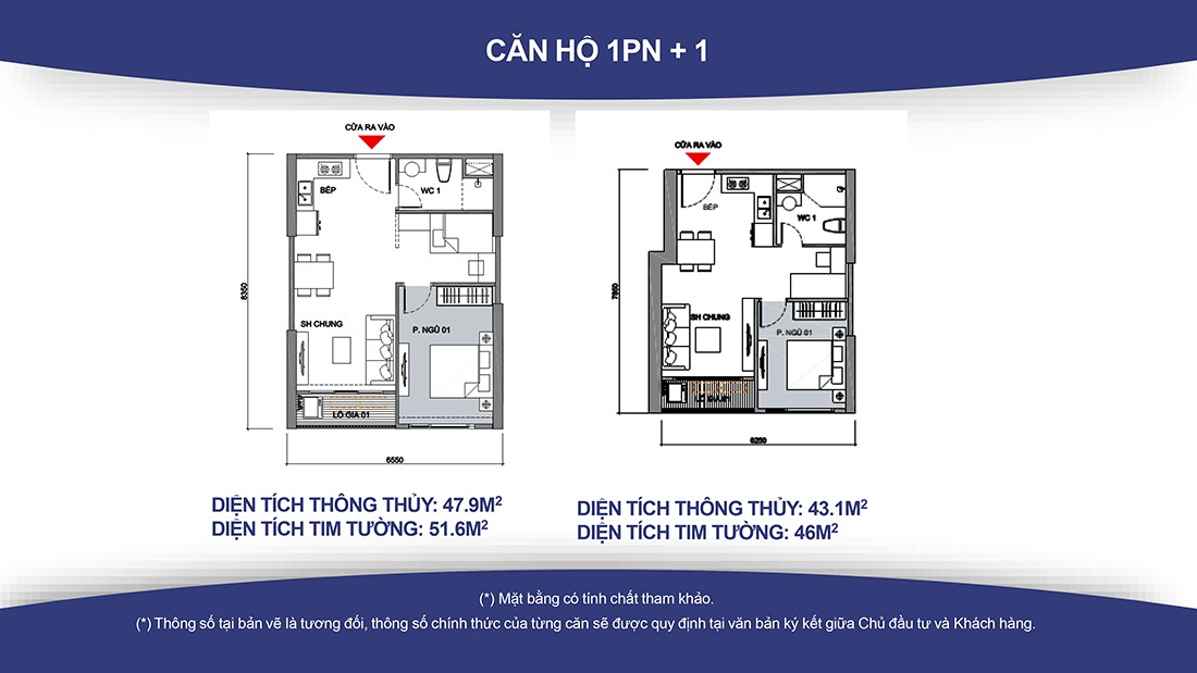 CĂN HỘ 1PN+1