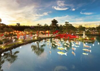 SỰ ĐỘC ĐÁO CỦA KỲ QUAN VƯỜN NHẬT TẠI VINHOMES SMART CITY HÀ NỘI