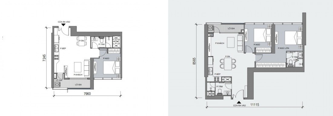 Dự kiến mặt bằng điển hình mẫu căn hộ Officetel sẽ được xây dựng trong One Central SaiGon