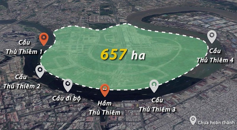 Quy hoạch cầu Thủ Thiêm 2