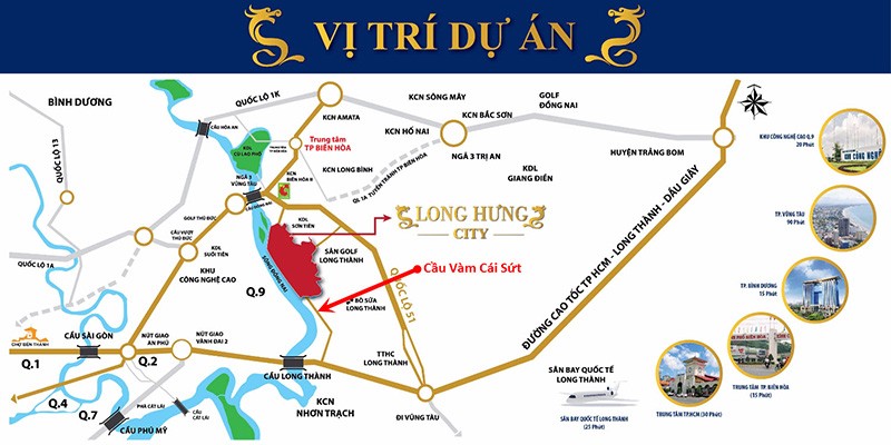 Khởi công Cầu Vàm Cái Sứt Biên Hòa đánh thức BĐS
