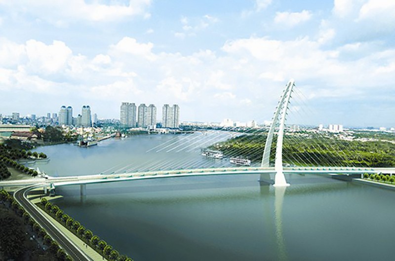 Phối cảnh Cầu Thủ Thiêm 2