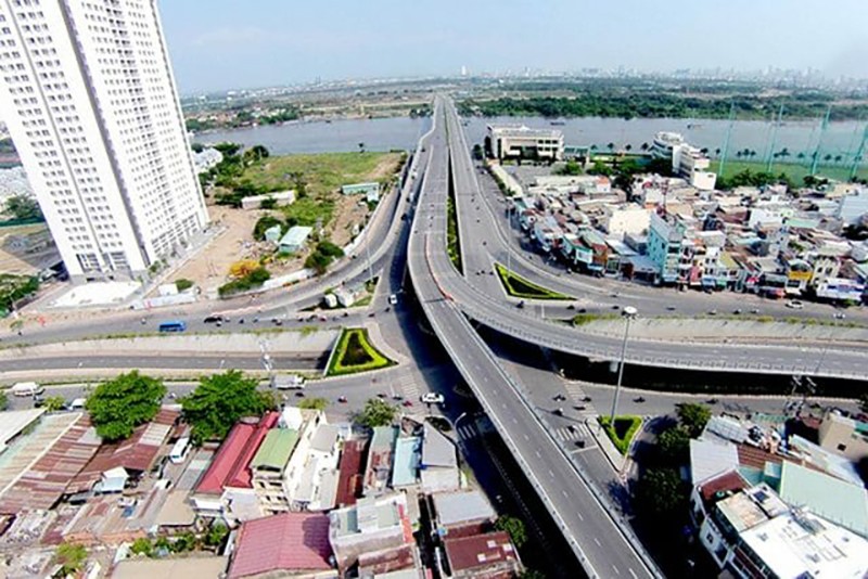 Bất động sản khu vực được hưởng lợi nhờ cầu Thủ Thiêm 1