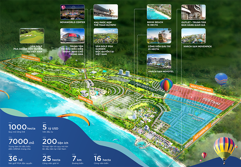 Tiến độ Novaworld phan thiết tháng 10/2021
