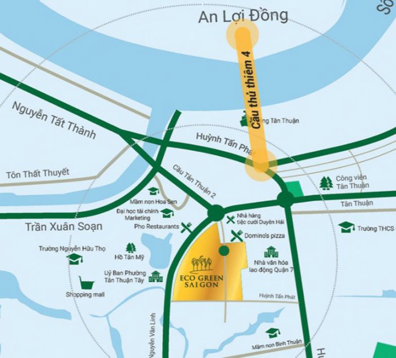Công trình cầu thủ thiêm 4 sẽ sớm khởi công xây dựng
