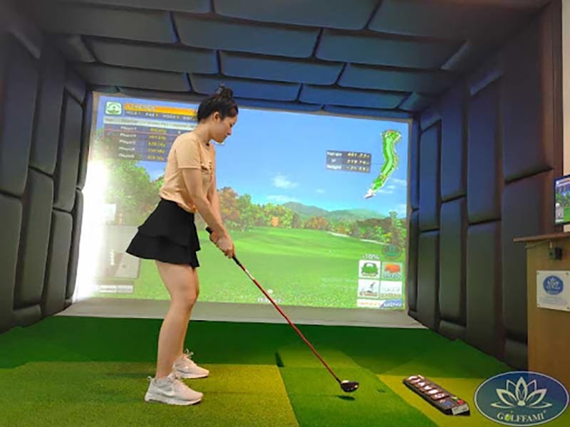 Phòng mô phỏng 3D tại sân golf quận 9