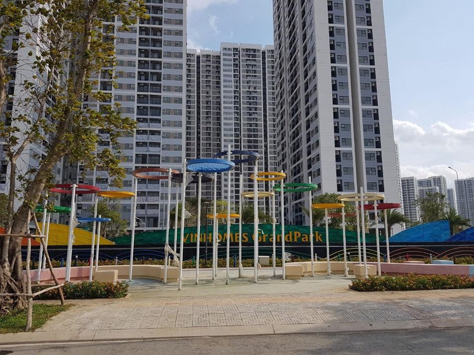 Hình ảnh thực tế tiến độ dự án Vinhomes Grand Park quý 3/2022