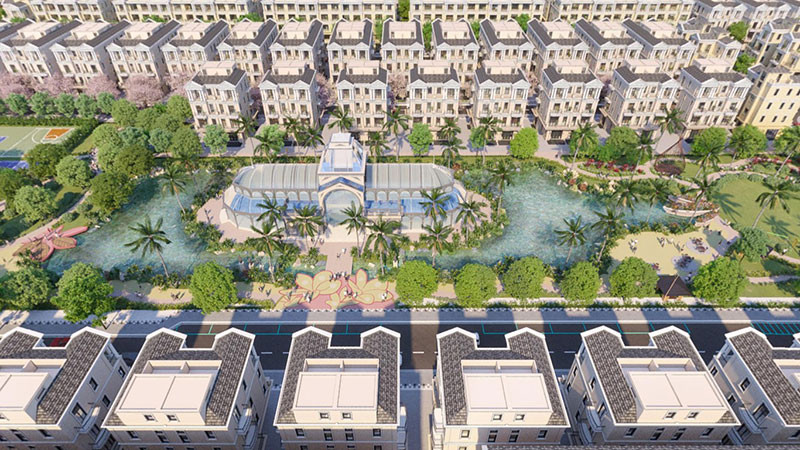 Biệt thự song lập ĐẢO DỪA  VINHOMES OCEAN PARK 2