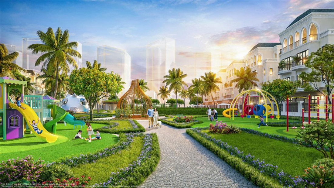 Công viên sống xanh nội khu Vinhomes Ocaen Park