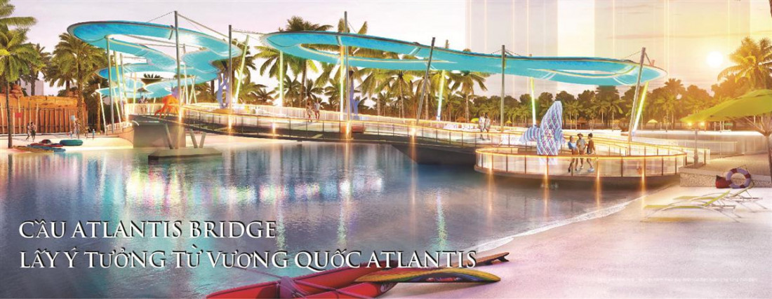 Cầu Atlantis Phân khu San Hô -Vinhomes The Empire