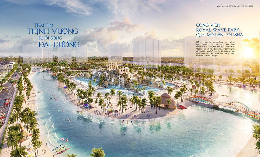 Công viên Royal phân khu Sao Biển Vinhomes The Empire