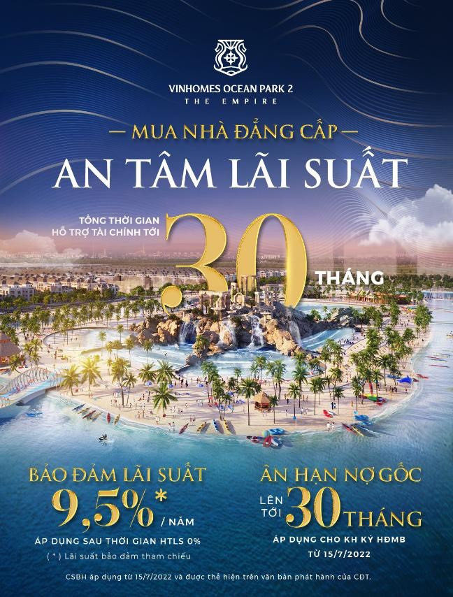 Ưu đãi khi sở hữu sản phẩm tại phân khu Sao Biển Vinhomes The Empire