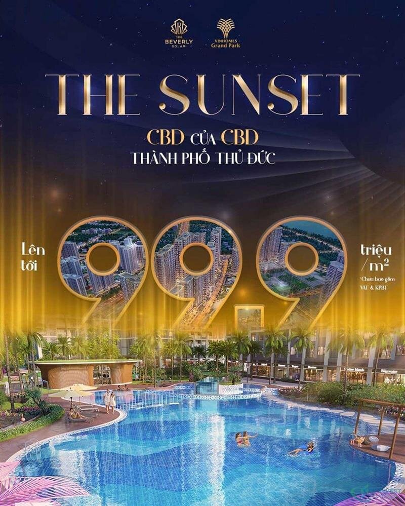 Tiểu khu The Sunset Beverly Solari - Vinhomes Q9