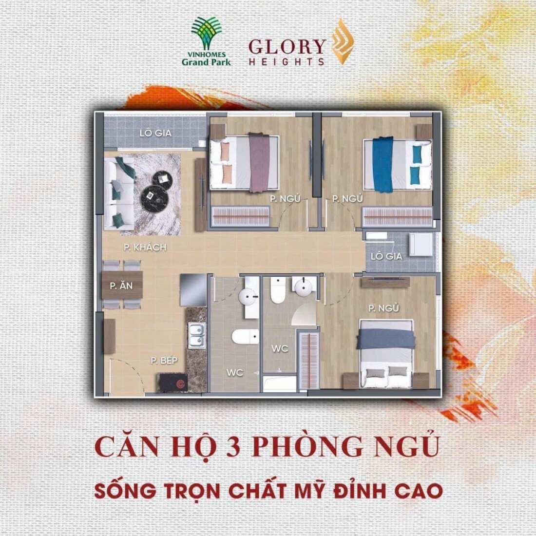 CĂN HỘ 03PN