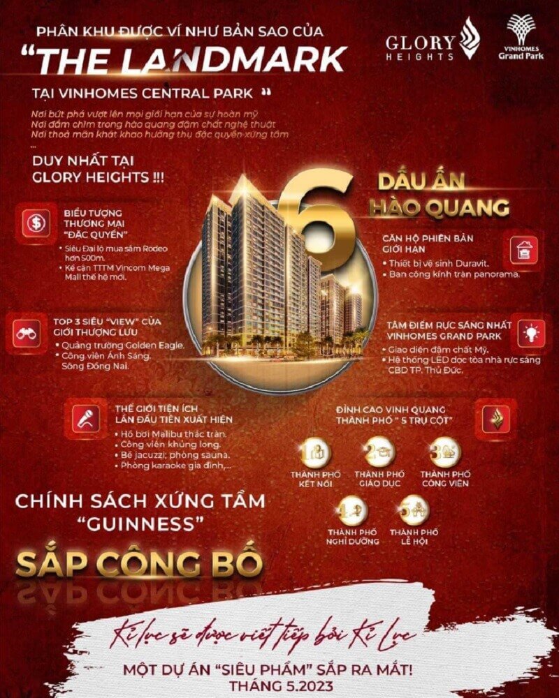 chính sách bán hàng Glory Heights