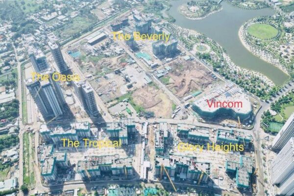 Tiến độ Glory Heights Vinhomes