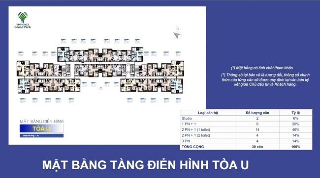  Mặt bằng tổng thể dự án Vinhomes Grand Park