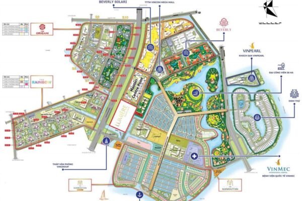 mặt bằng tổng thể Vinhomes q9