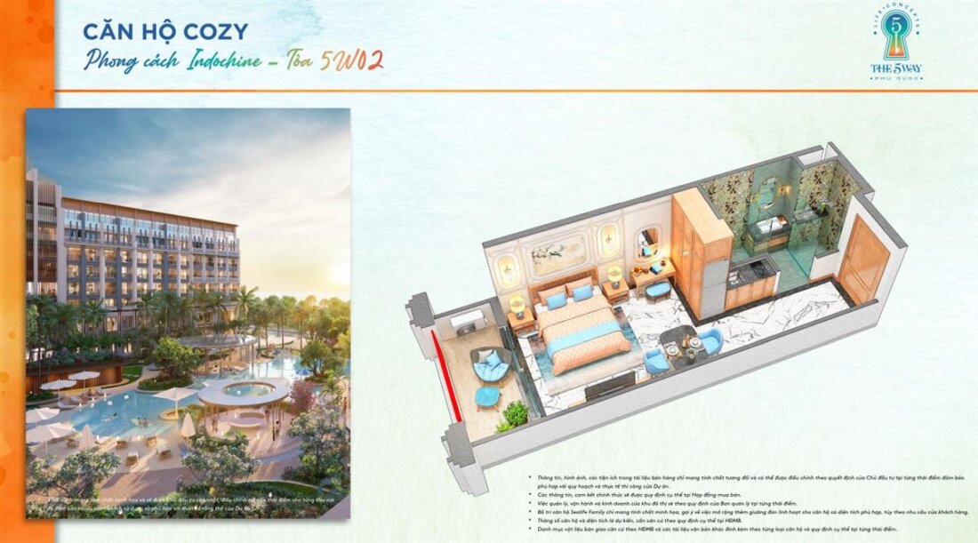 CĂN HỘ COZY THE 5 WAY PHÚ QUỐC