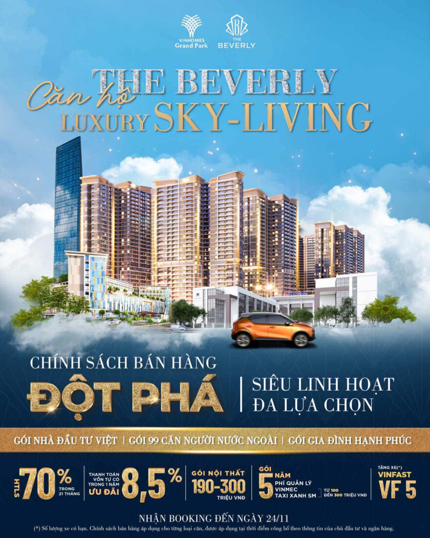 chính sách vinhomes the bevely 