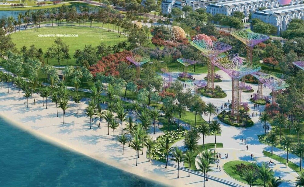 công viên ánh sáng vinhomes grand park