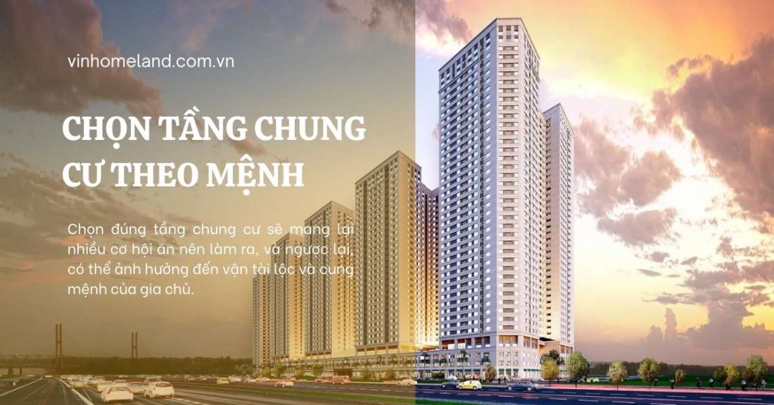 Chọn tầng chung cư theo mệnh
