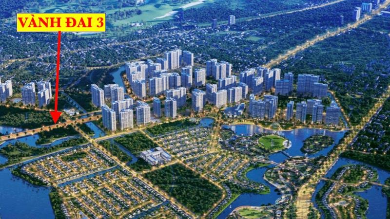 đường vành đai 3 đi qua vinhome grand park