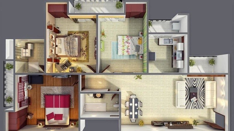 thiết kế nội thất vinhome grand park