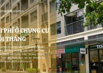 chi phí ở chung cư mỗi tháng