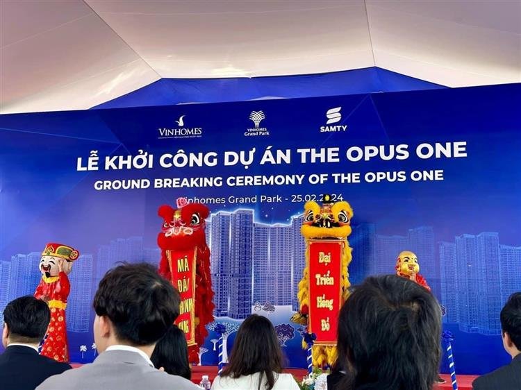 Tiến độ dự án The Opus One-1