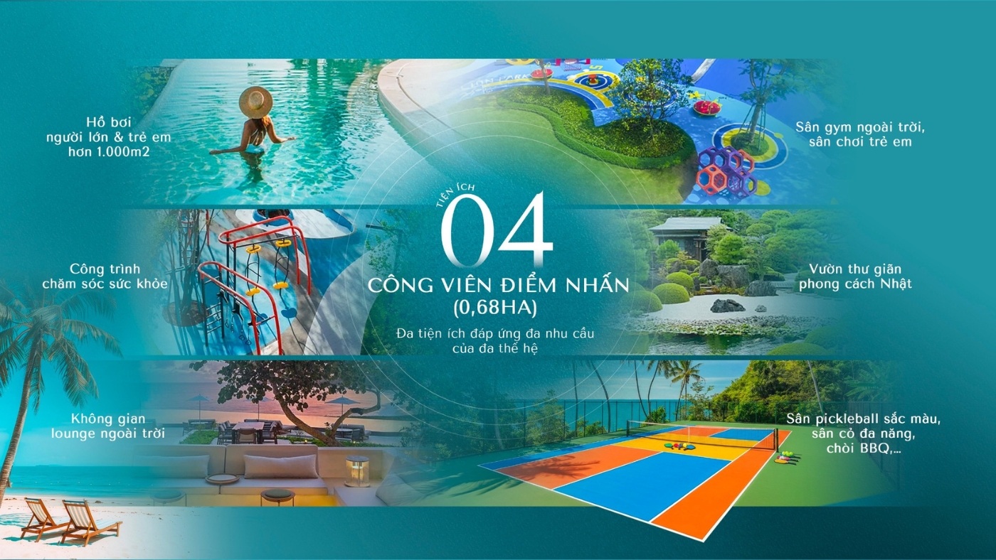 Công viên tiện ích vinhomes pearl bay