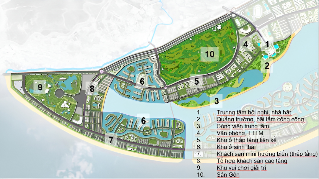 Mặt bằng quy hoạch vinhomes green paradise