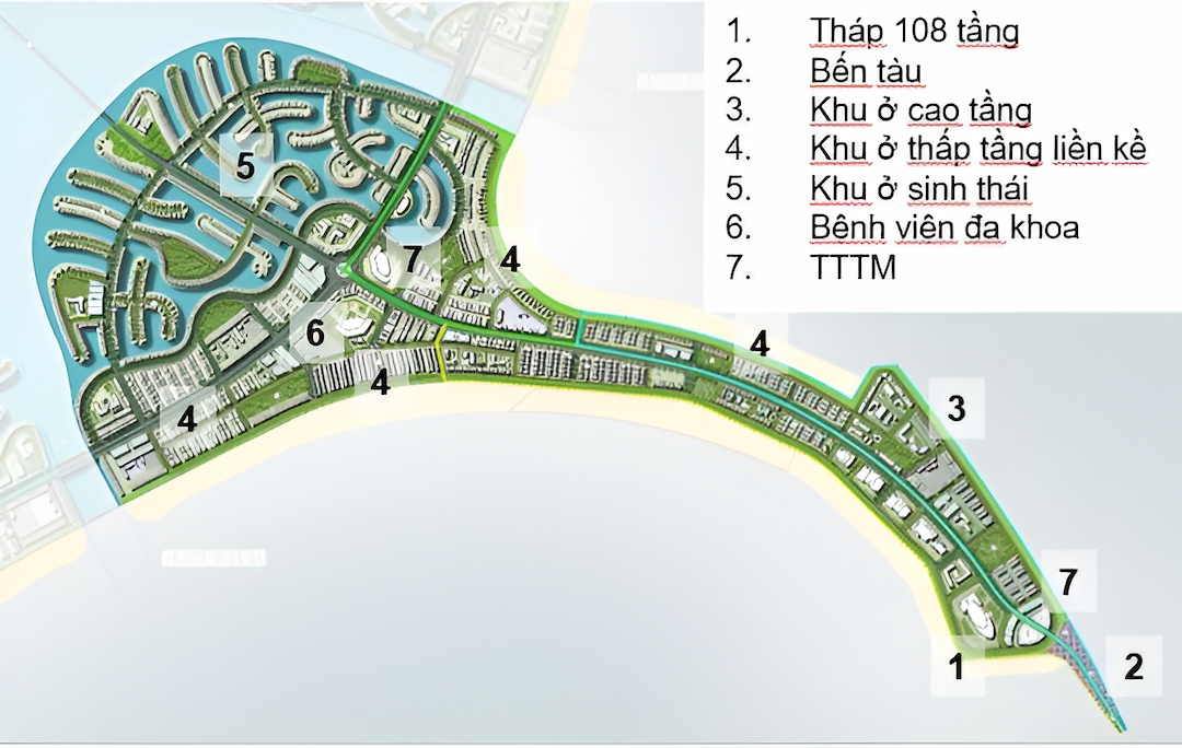 Mặt bằng quy hoạch vinhomes green paradise