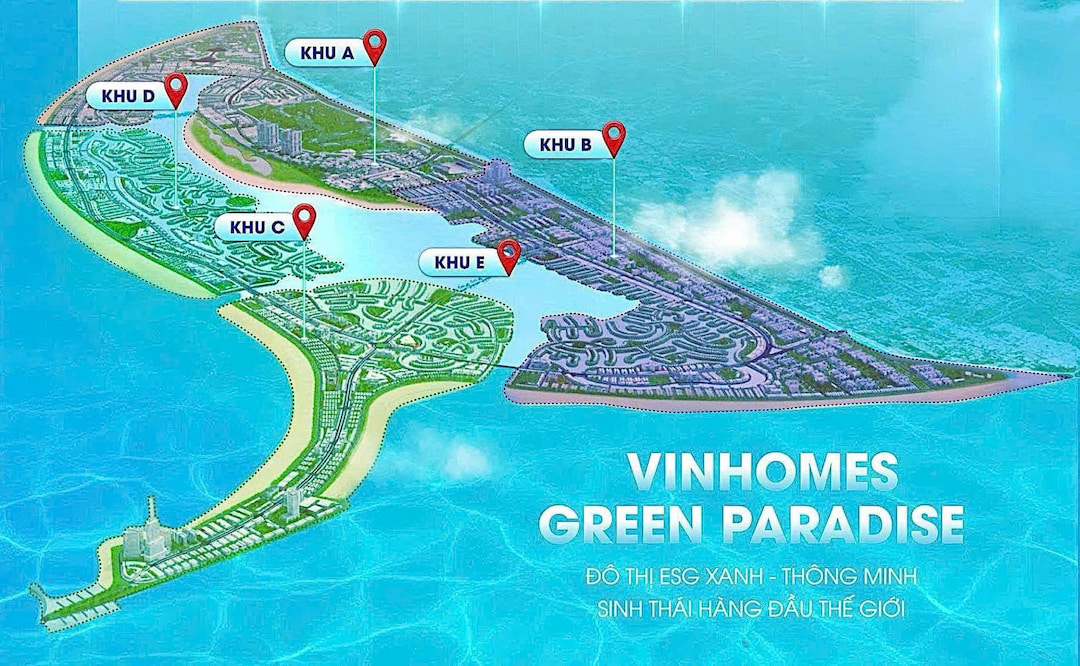 Mặt bằng quy hoạch vinhomes green paradise