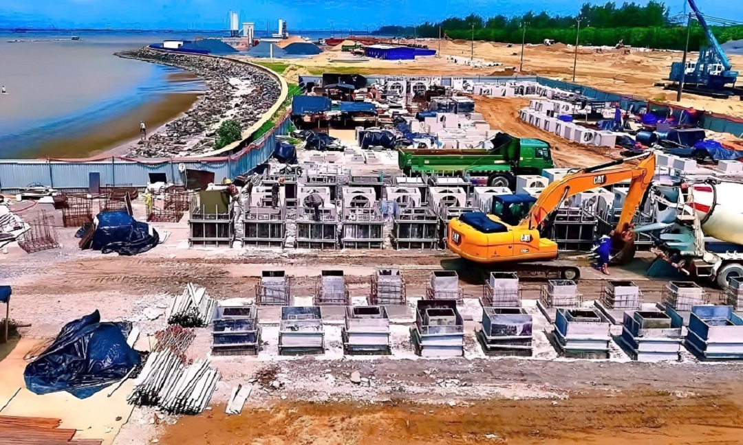 Tiến độ xây dựng vinhomes green paradise