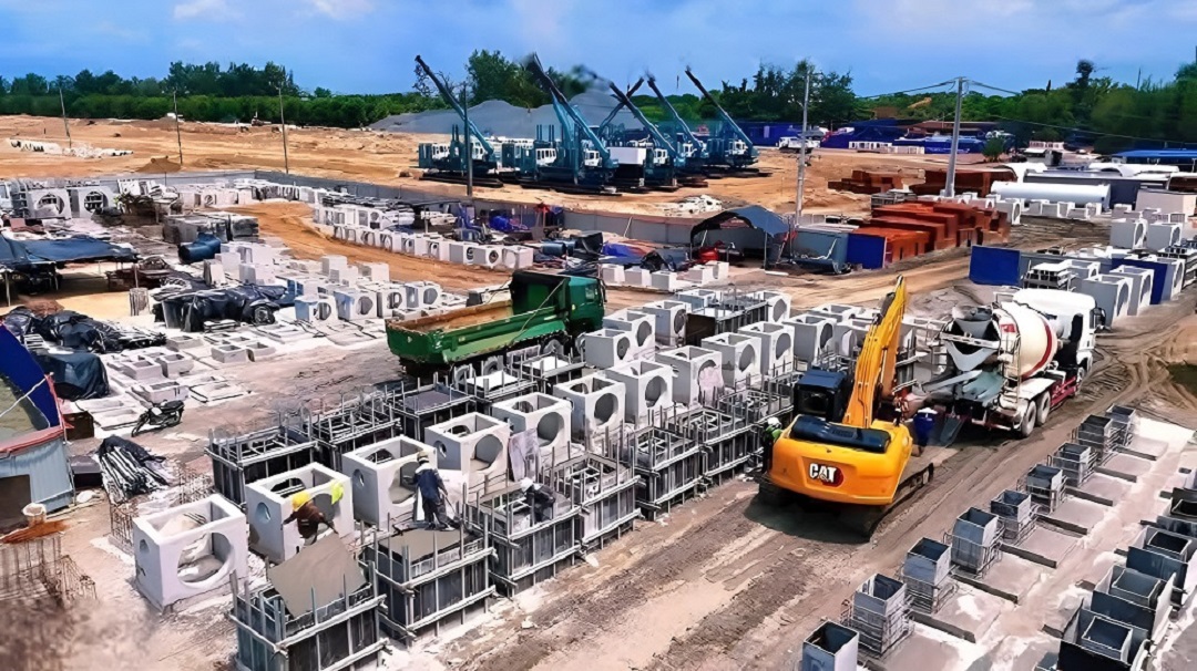 Tiến độ xây dựng vinhomes green paradise