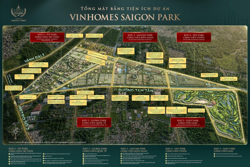 Mặt bằng Vinhomes Saigon Park
