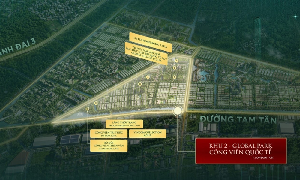 Mặt bằng Vinhomes Saigon Park