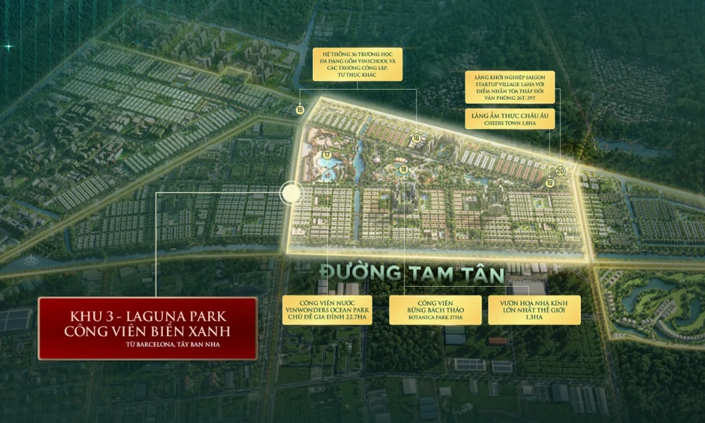 Mặt bằng Vinhomes Saigon Park
