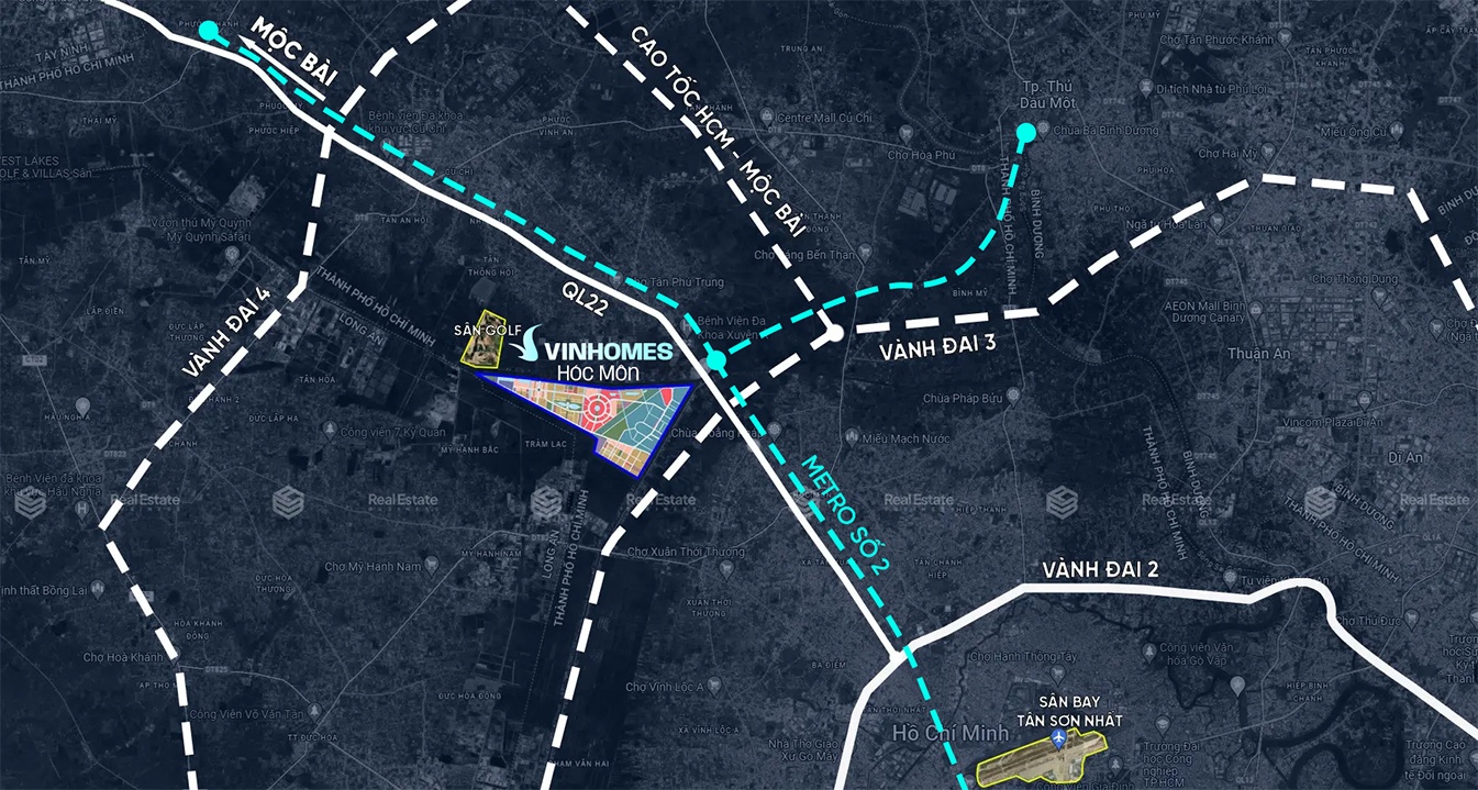 Metro số 2 tác động đến Vinhomes Saigon Park